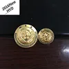 Qiongfa High end buttons round metal rail deduction guards tooling clothing logo deduction security work uniforms buttons