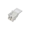 Flat Shuttered uk type modular jack rj45 network face plate with shutter face plate