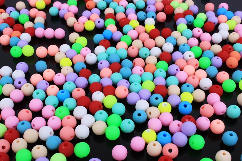 All Kind Of Mixed Color Diy Soft Spiky Silicone Rubber Beads For