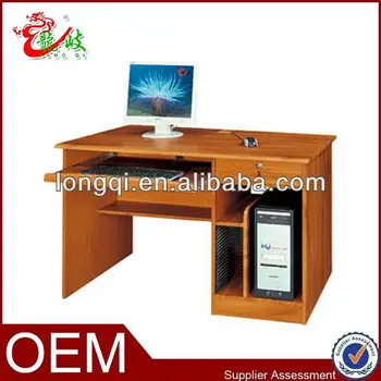 Factory Direct Sale Mdf Material Low Price Pvc Computer Table F821