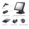 el supermercado China factory 15 inch windows 10 /android POS software malaysia