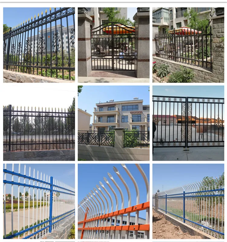 DK004 Cheap 8x8 garden decorative corrugated metal galvanized Fence panels