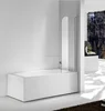 Folding bath screen 1 open door