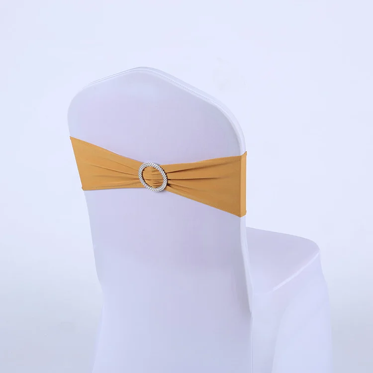 100 Polyester New Style Wedding Party Strong Elastic Spandex White