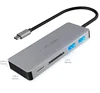 super speed aluminium alloy 5 in 1 Hub with PD charging adapter and SD card reader+1 USB C charger for Mac Book and for samsung