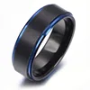 Fashion Gold Trimming Tungsten Steel Custom Rings