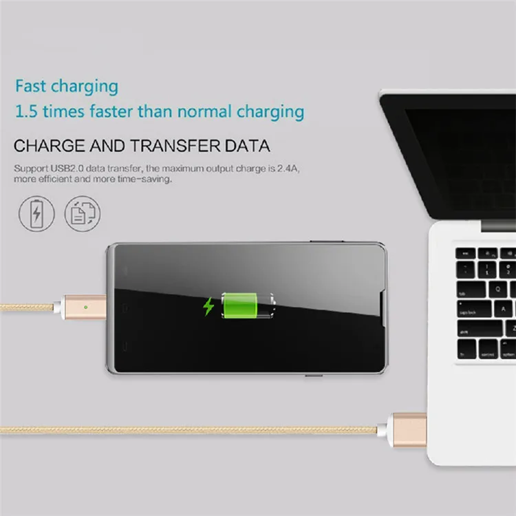 Superior Quality 2A Magnetic cable 3 in 1 Charging Cable