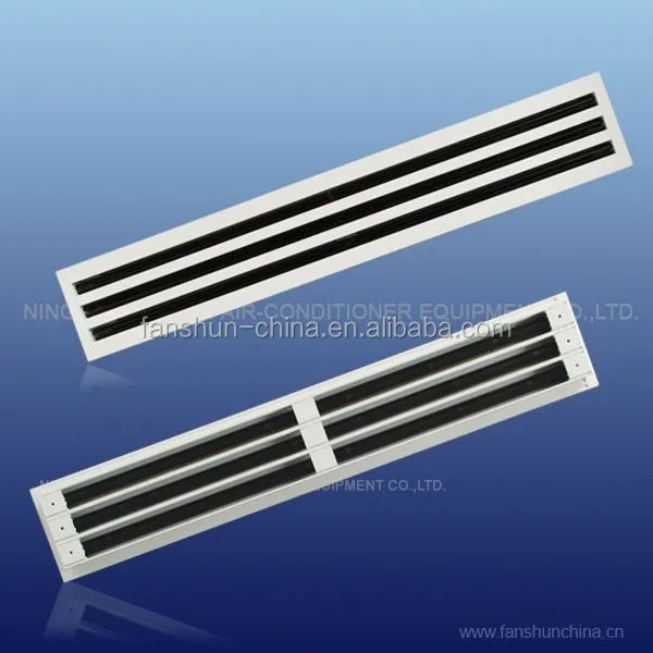 Aluminio Lineal Bar Ranura Rejilla De Aire Del Difusor Del Rejilla De Aire Difusor De Ranura Lineal De Aluminio Con