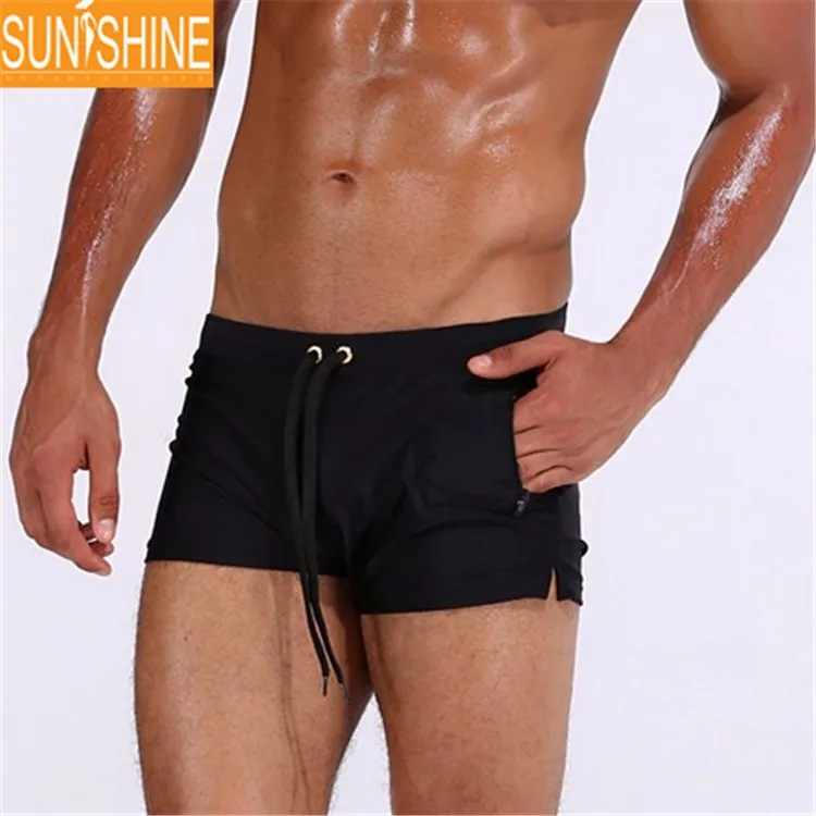 mens boxer swim trunks