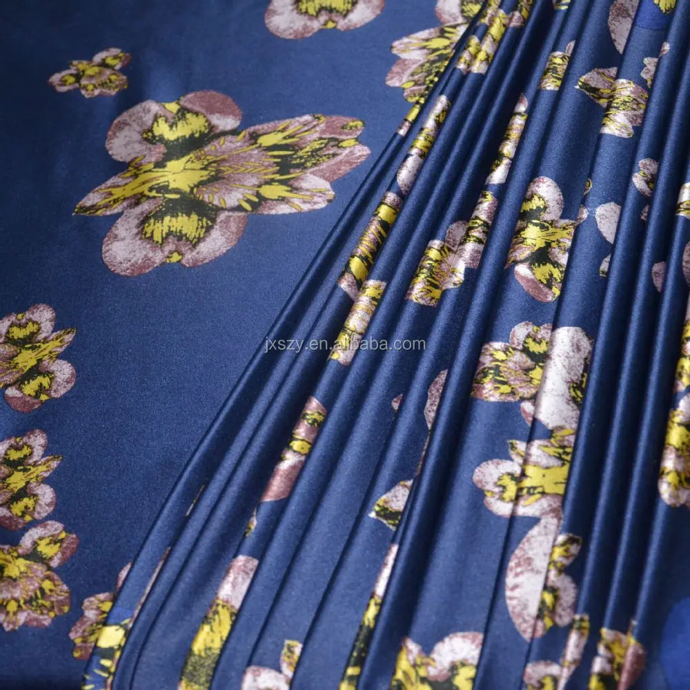Print Rose Silk Satin Print Silk Satin Fabric Buy Silk Satin Fabric