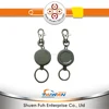 RM-14 Custom retractable metal badge pull reel with clip Badge reel