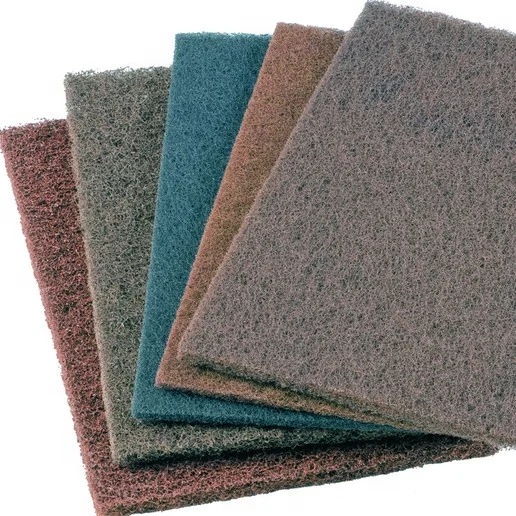 Non-woven Pad Nylon Abrasives For Surface Cleaning - Buy Scouring Pad