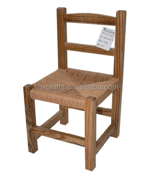 Ladderback Rush Woven Seat Rustic Wooden Chairs Buy Small Kids