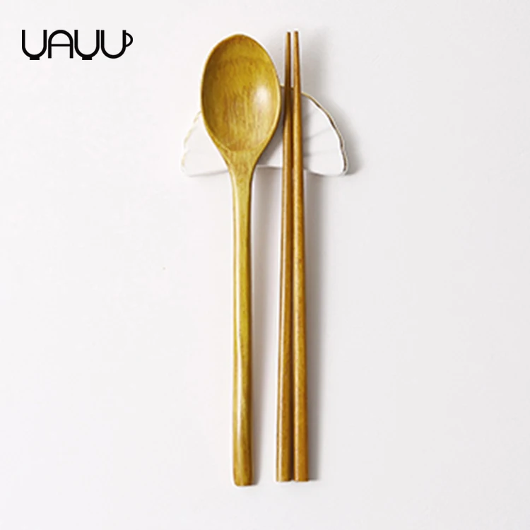 High Grade White Ceramic Chopstick Holder / Chopstick And Spoon Rest