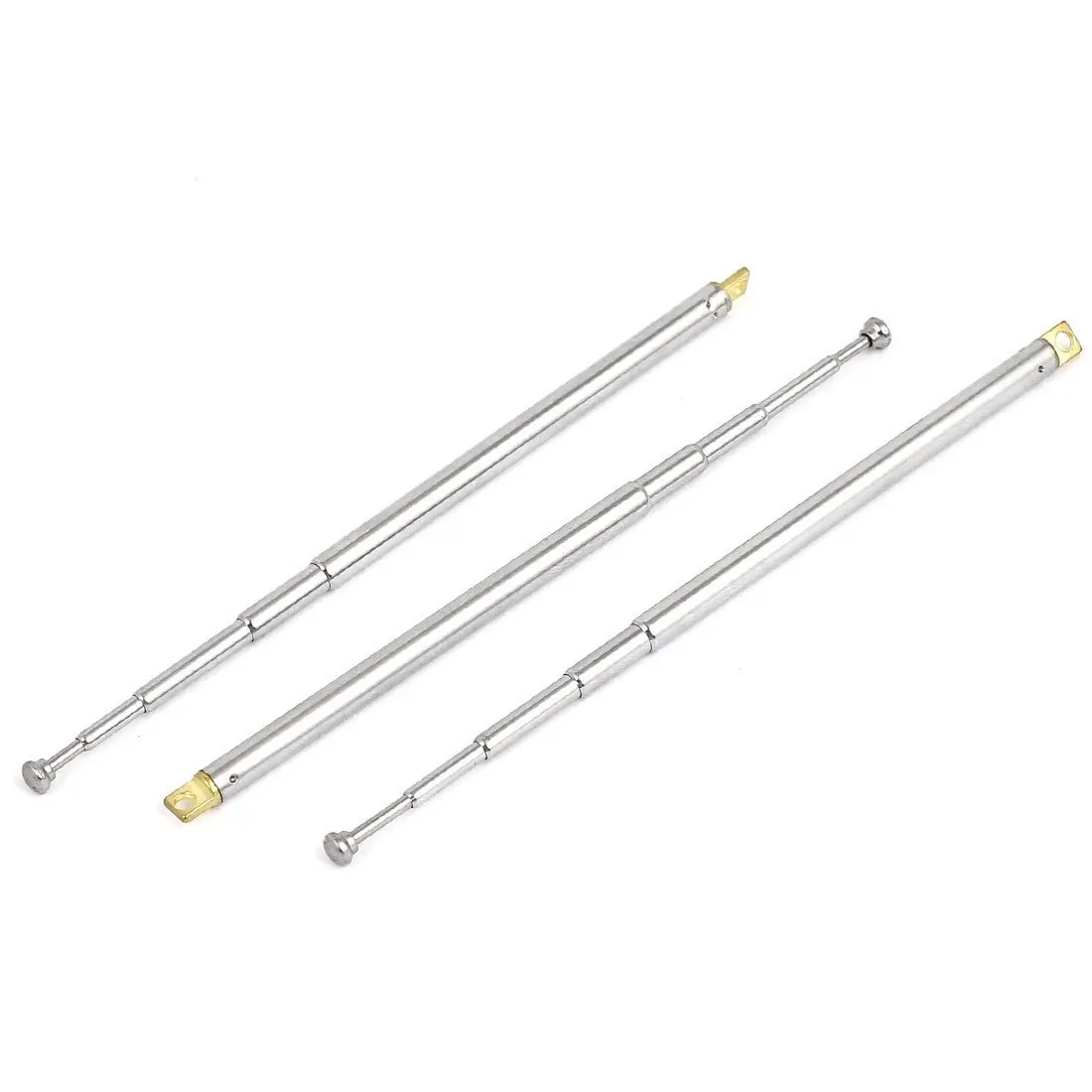 uxcell RC Radio Controller 5 Section Telescopic Antenna Aerial Mast 31cm 3pcs