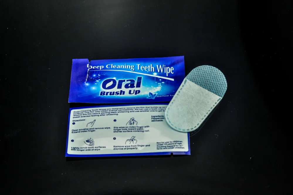 Cosmetic Teeth Deep Cleaning Wipes Tooth Bleaching Finger Wipes Buy