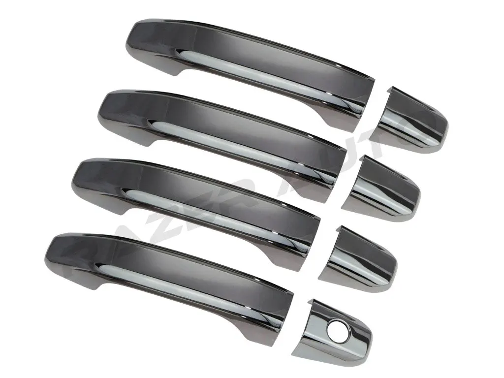 For Toyota Sequioa 2008-2012 Chrome 4 Doors Handle Cover W//Out Passenger Keyhole