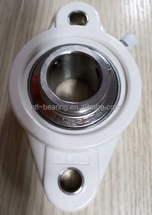 Stainless Steel Insert Bearing SUCFL205 with Plastic Housing