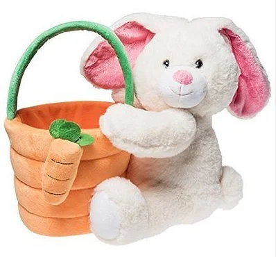 plush easter basket