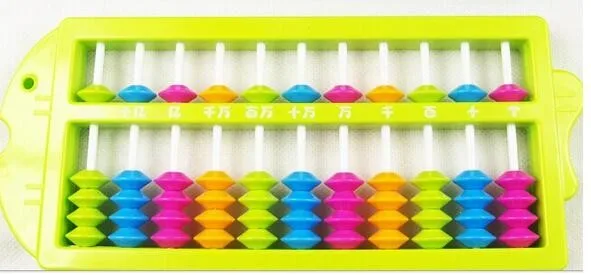 New Plastic Abacus  Arithmetic Soroban School Maths Kids Calculating Tool Ec 