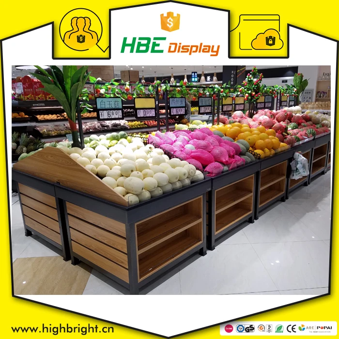 Supermarket Wooden Fruits And Vegetables Display Rack Buy Vegetable