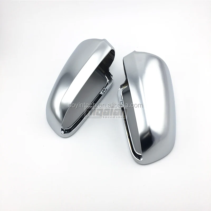 11 Replacement Sliver Matt Car Side Mirror Cover For Audi A3 8p A4 S4 B6 B7 A6 S6 4f C5 Chromed