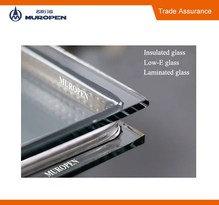 Australian standard AS2047 outdoor insulated safety glass bi folding door aluminum bi folding door