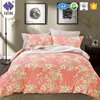China factory direct sale home use cotton material 200T bedding set bedsheet set