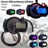 motorcycle meter Digital speedometer LCD Digital Gauge Speedometer Tachometer Odometer Adjustable