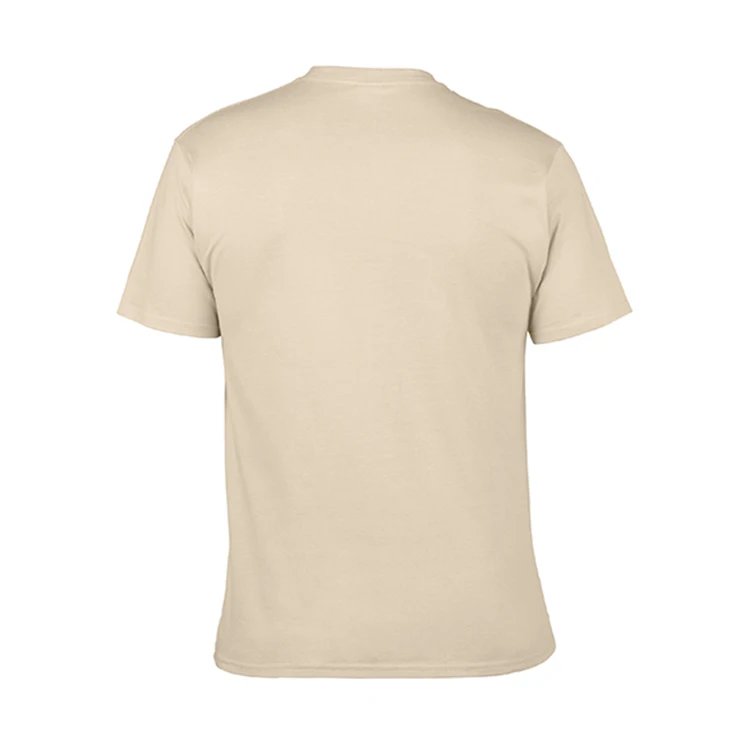 Clearance Sale In Stock Short Sleeves Beige Blank 110g Polyester ...