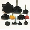 tightening star plastic male lobed knobs threaded