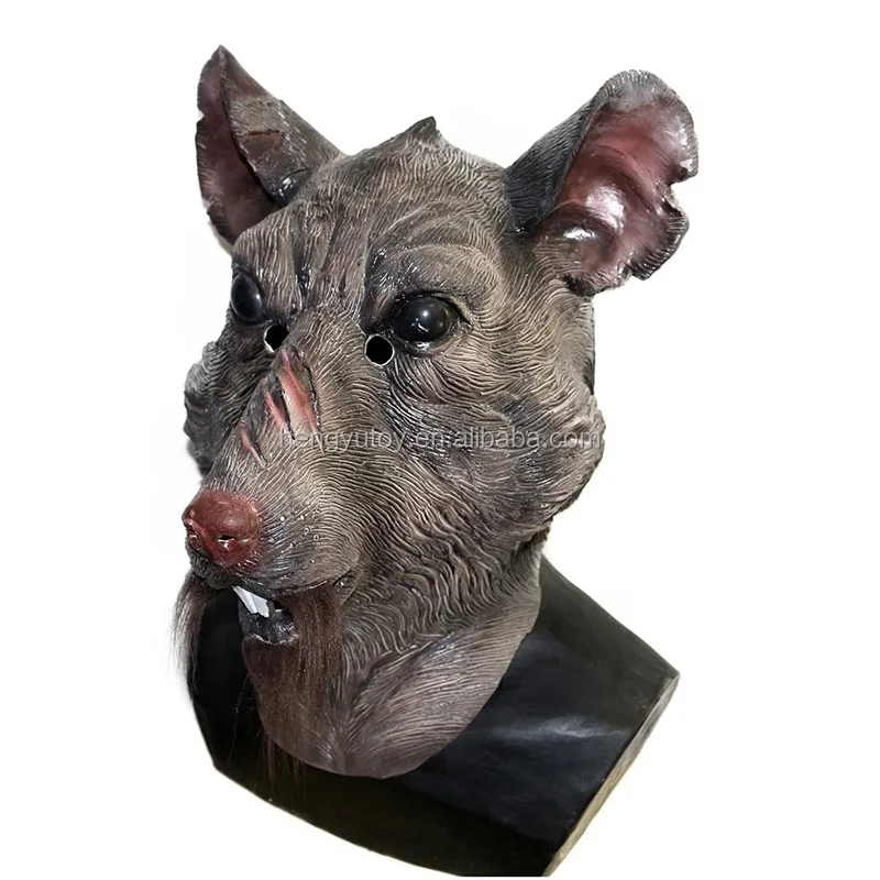 Latex Full Head Overhead Mutant Animal Movie Character Prop Rat Splinter  Mask - Buy Splinter     Animal    Mask,Rat   Rat Mask. Full  Face Animal Mask,Movie Masks ...