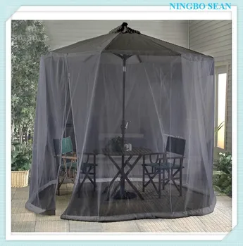 9 Black Umbrella Table Screen Patio Mosquito Net 9 Black Umbrella Table Screen Patio Mosquito Net