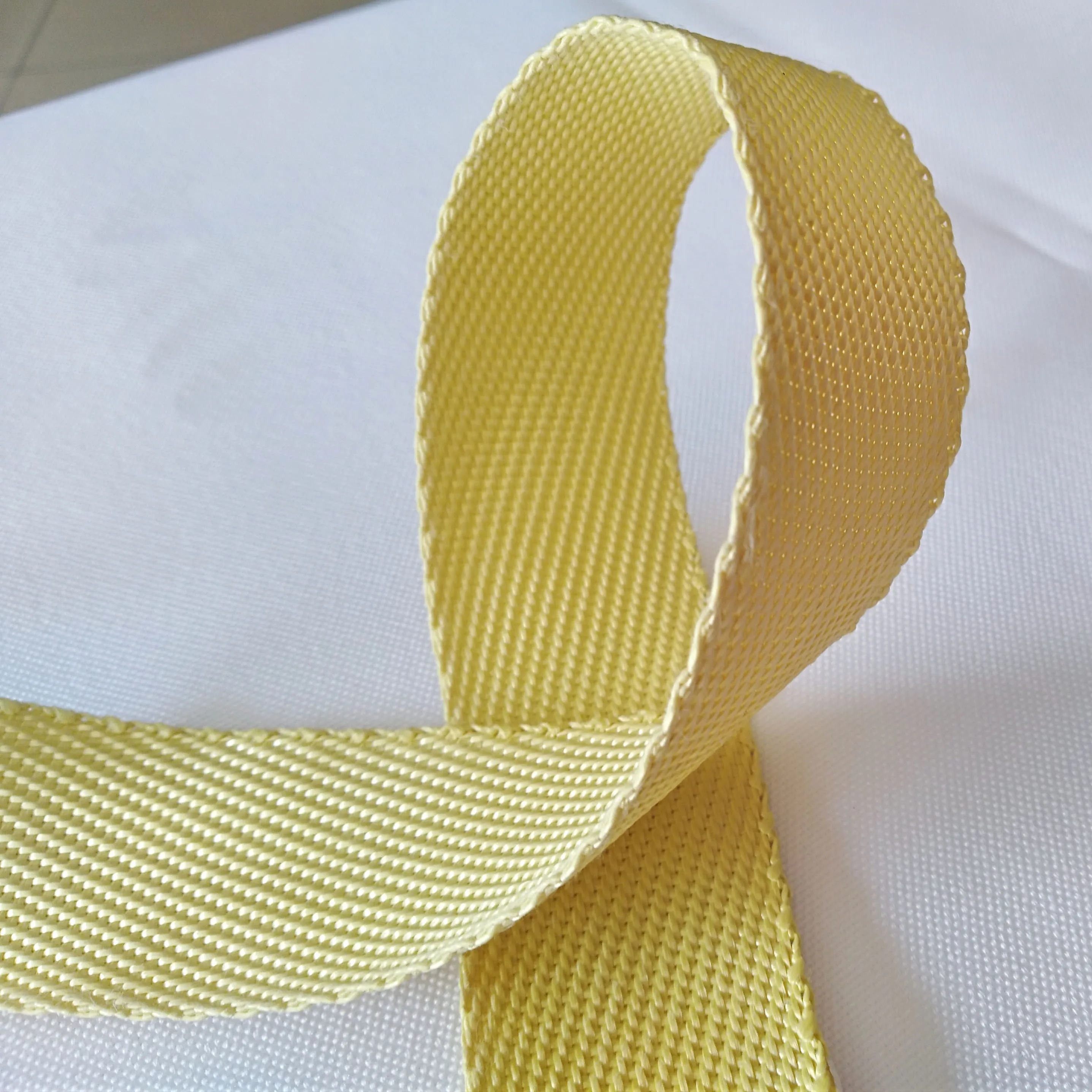 
High strength aramid tape Cut resistant webbing 