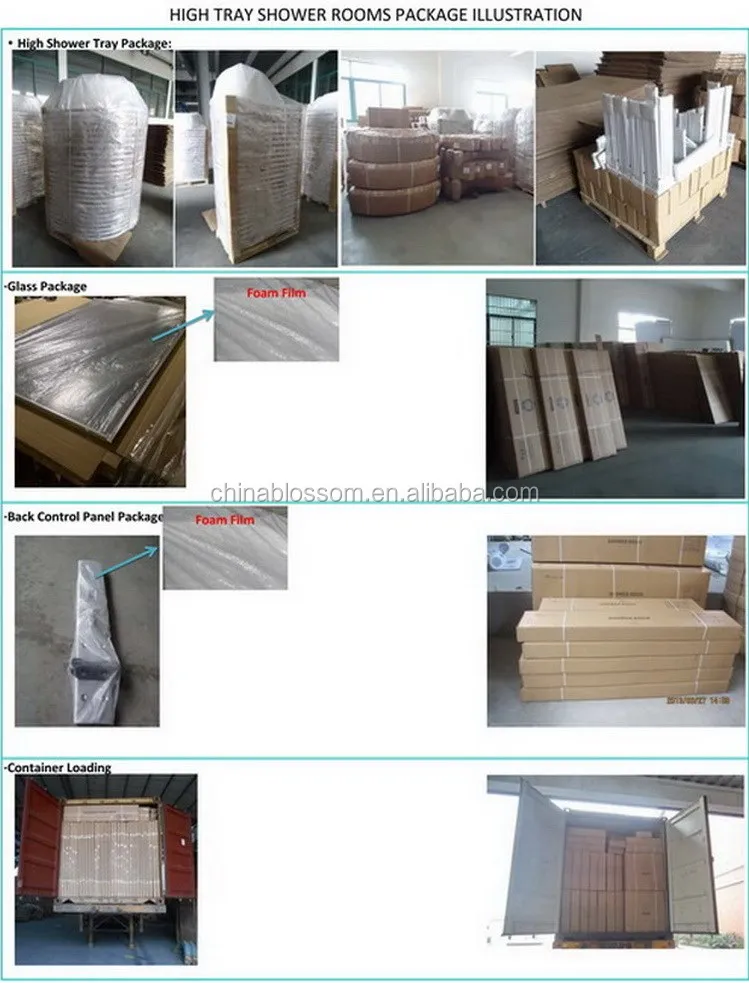 Package  Illustration of Shower Rooms-High trays
