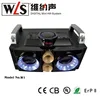 Stage Flash Light W1 with 2.1channels subwoofer speaker support USB SD FM BT and 3.5mm AUX JACK