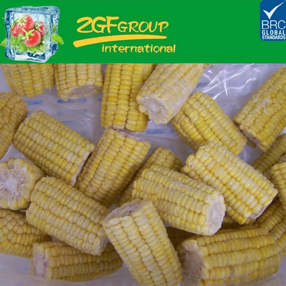 2017 Delicious frozen IQF sweet corn cobs