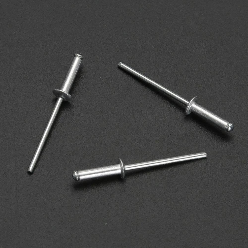 HARSKIYER 3/16" X 1/2" Silver Pop Rivets Assortment - 100Pcs, Aluminum Rivets Metal Blind Rivets Kayak Rivets Tool Marine Rivet Fasteners For Boat
