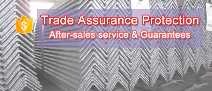 Types of 75x75x8mm galvanized slotted mild steel iron angle bar