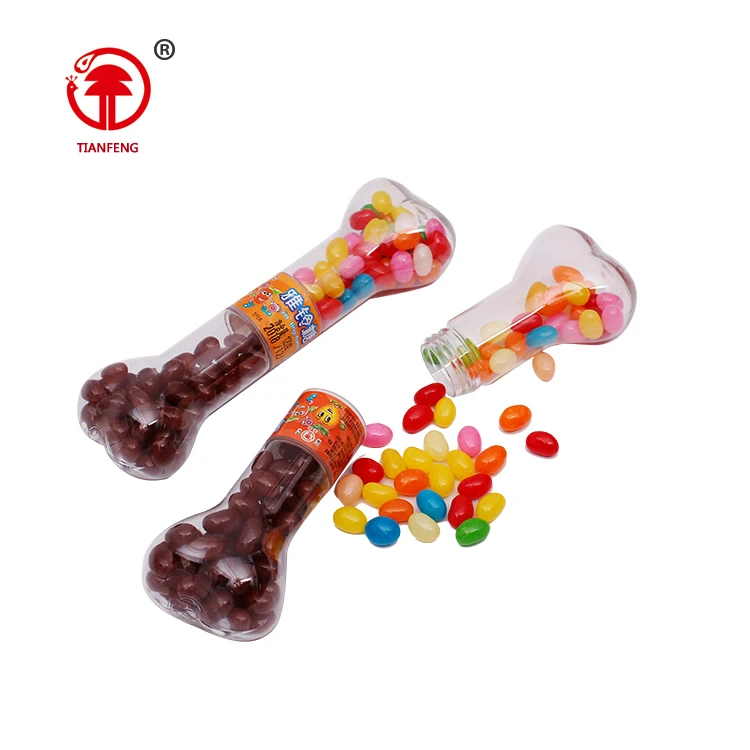 Bone Jelly Bean Candy Shape Tablet Candy With Toy Candy With Toy For