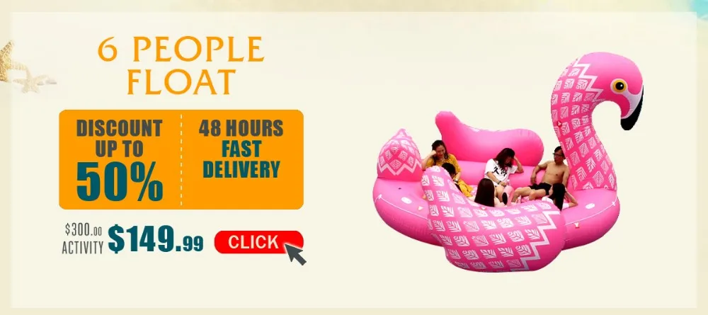 6 person inflatable unicorn