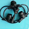 E27/G40 50m Festoon lamp holders with round or flat black cable
