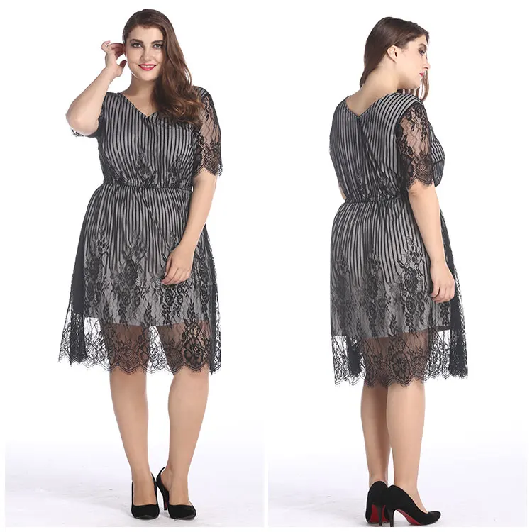 vestido plus size noite