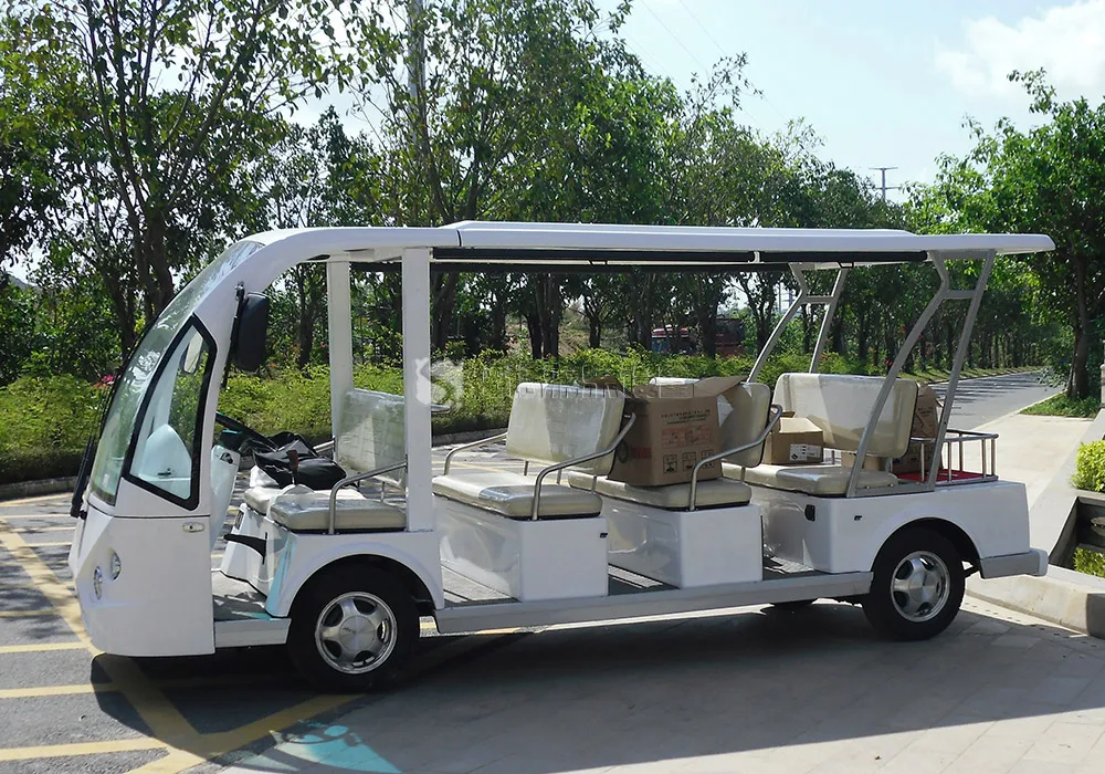 Amusement Park Electric Sightseeing Car Electric Shuttle Vehicles 220V