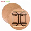 Wholesale Dia.5ft Round Wood Folding Banquet Event Tables