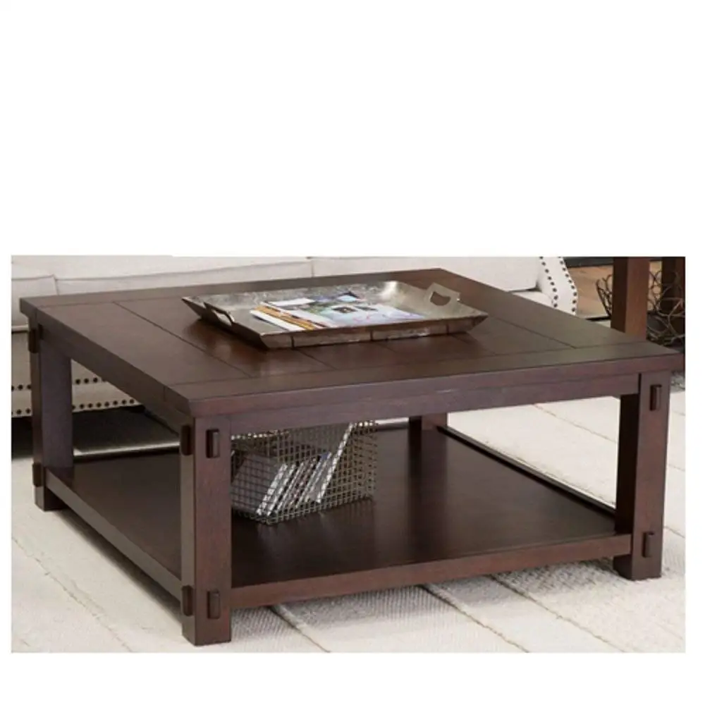 Espresso Square Coffee Table Find Square Wood Coffee Table In Espresso Finish Top Vintage Style Antique Svitlife