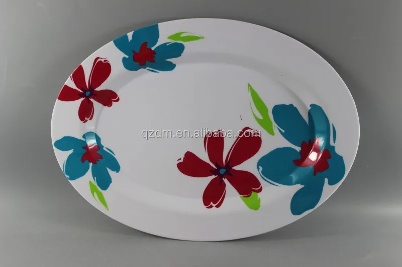 Oval 14"Melamine Dinner Plate