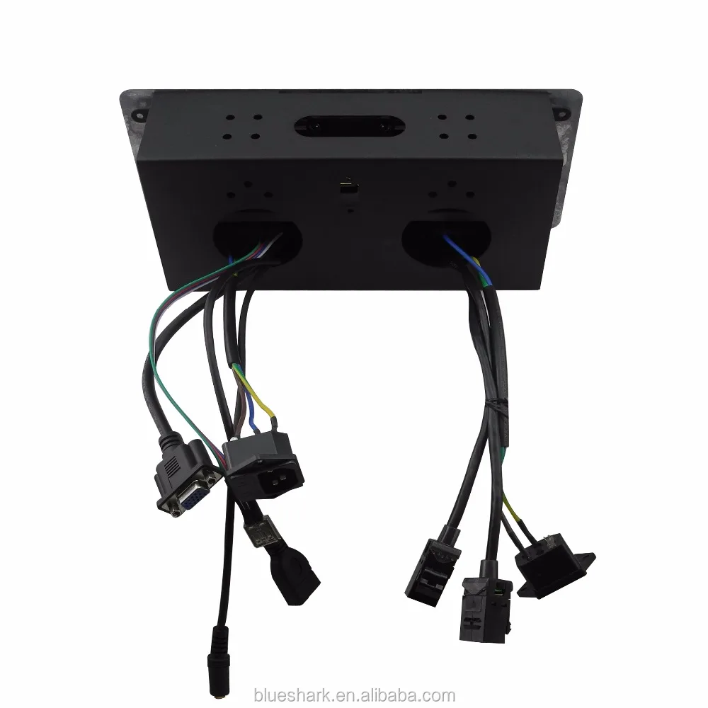 Desktop Pop Up Socket Damped Multimedia Outlet Connection Box/hidden