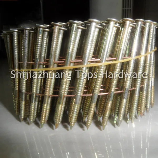 Screw Shank Pallet Coil Nails /chep Clavos Helicoidales/pregos Em Rolos