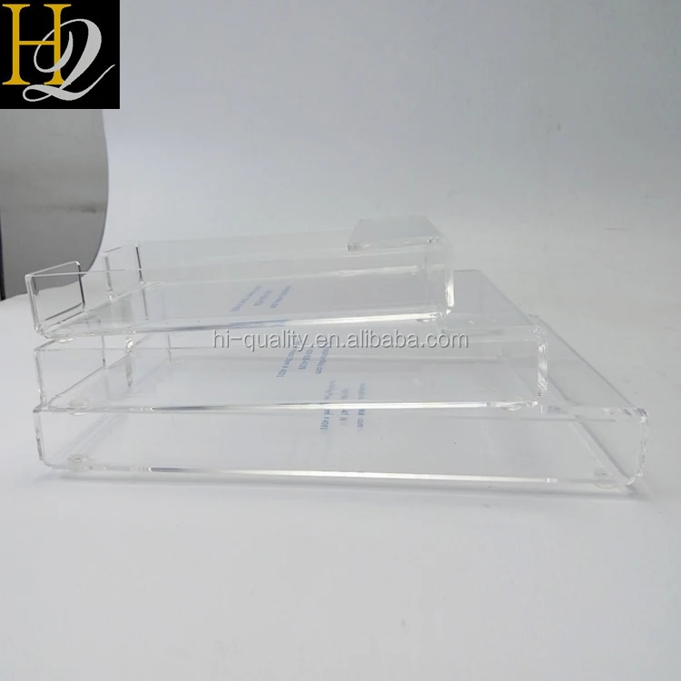 Custom High Quality Clear Acrylic Holder Memo Holder 5.8x8.5/4x6/5x7